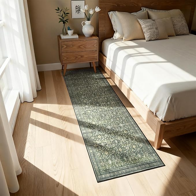 Lofus 2X 6 Area Rug, Low Pile Soft Carpet Runner - Image 4