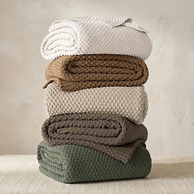 EVERGRACEHOME Chunky Chenille Knit Throw Blanket - Image 7