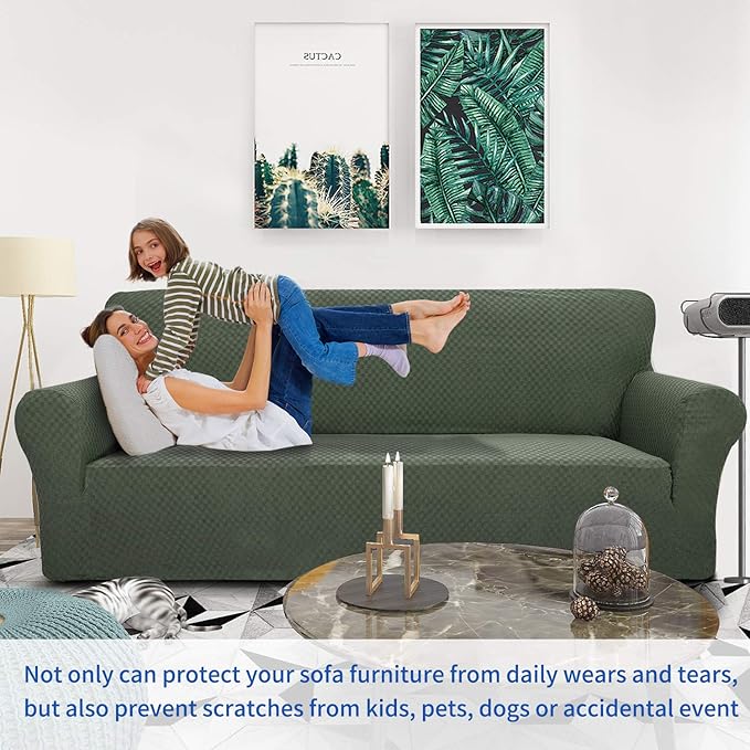 ZNSAYOTX 1 Piece Jacquard Couch Covers - Image 2