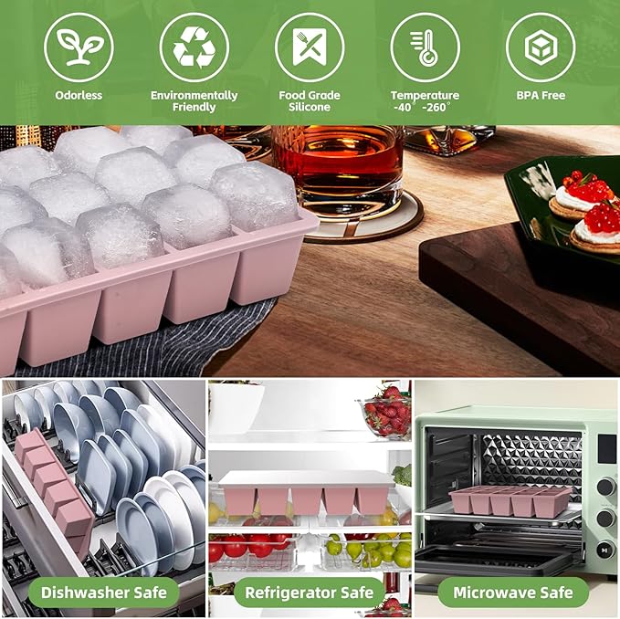 FANYITY Silicone Ice Cube Tray - Image 2
