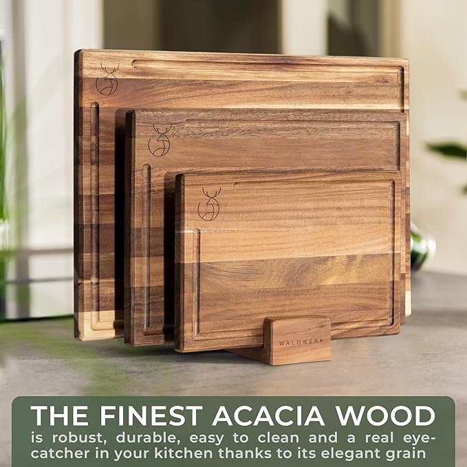 WALDWERK Cutting Board Set out of Solid Acacia Wood - Image 2