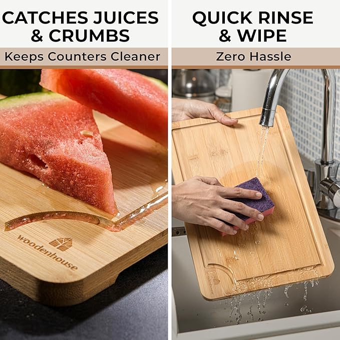 Bamboo Cutting Board Set of 3 - Image 8