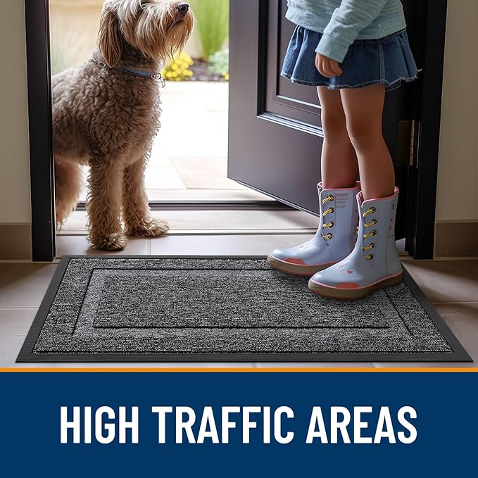 OLANLY Front Door Mat Indoor Outdoor Entrance, Waterproof All-Season, - Image 7