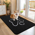 OLANLY Dog Door Mat for Muddy Paws 45x27, Paw Print Design, Absorbs Moisture by OLANLY