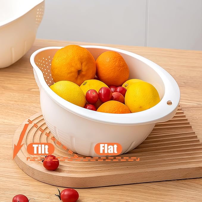 Japanese Rice Washing Bowl Quinoa Washer Strainer Small Grains Cleaner Plastic - Image 3