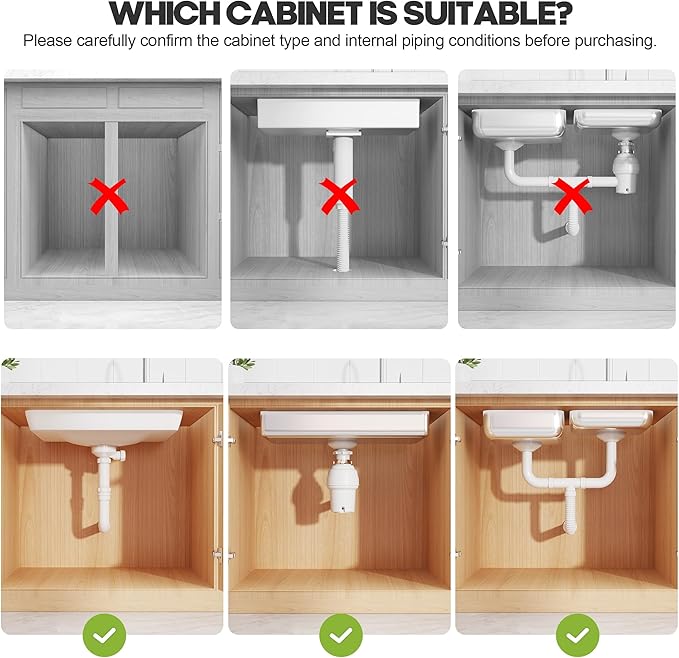 1 Pack-16"-26"W Expandable Under Sink Organizer - Image 3