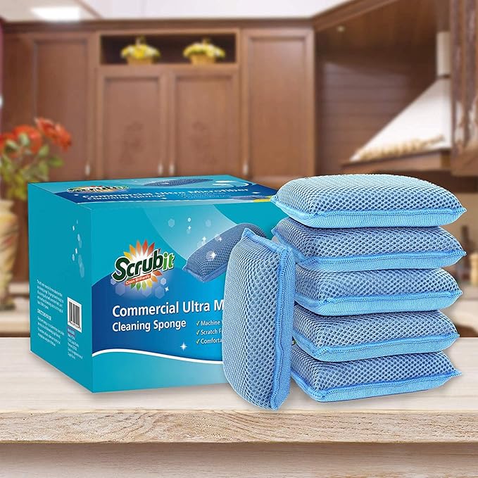 Miracle Microfiber Kitchen Sponge by Scrub-It - Image 7