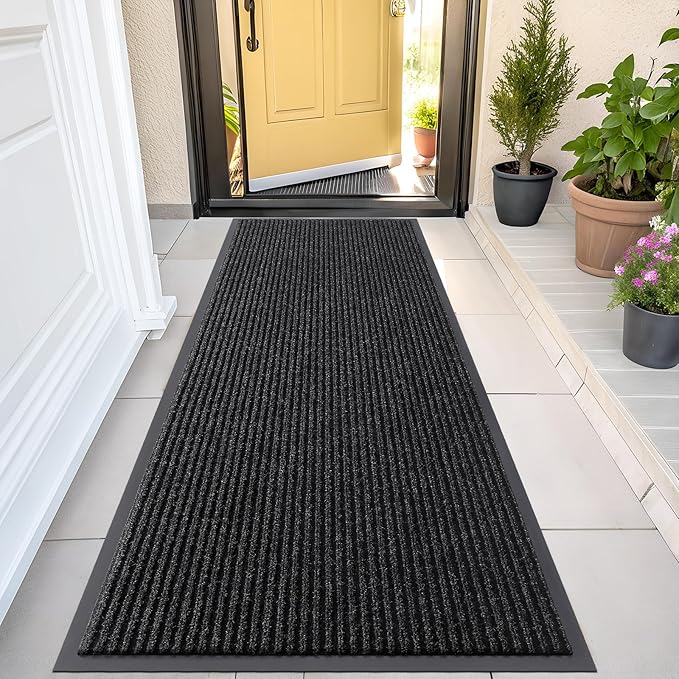OLANLY Front Door Mat Indoor Outdoor Entrance, Waterproof Heavy Duty Doormat by OLANLY