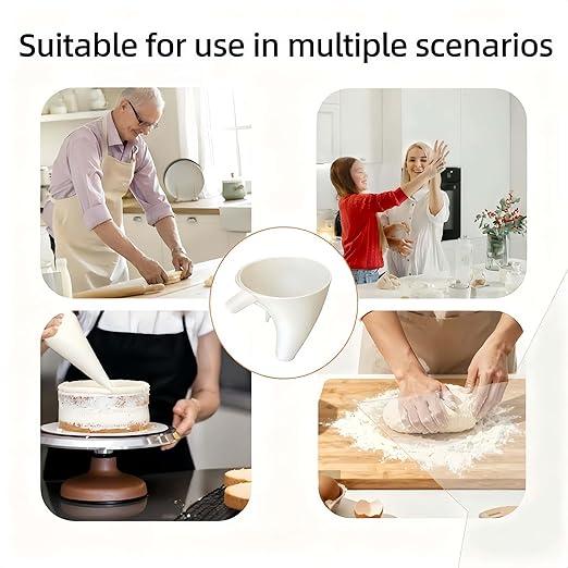 Flour Funnel for KitchenAid Mixer 5 Qt, Anti-Splash Attachment for Tilt-Head - Image 7