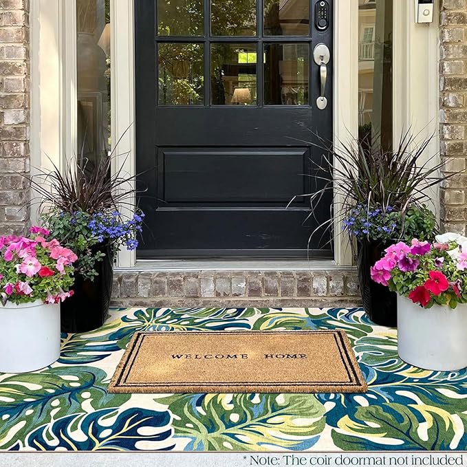 3x5 Botanical Entry Rug