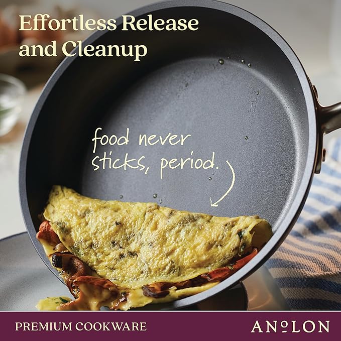 Anolon Accolade Forged Hard Anodized Nonstick Frying Pan/Skillet, 8 Inch - Image 5