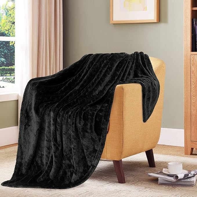 TOONOW Fleece Blanket Fuzzy Plush Throw Blanket 50" x 60", Super Soft Fluffy - Image 8