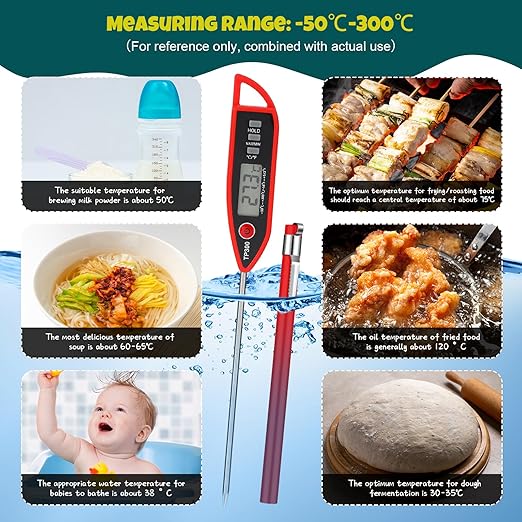 Copkim 12 Set Waterproof Food Thermometer - Image 4