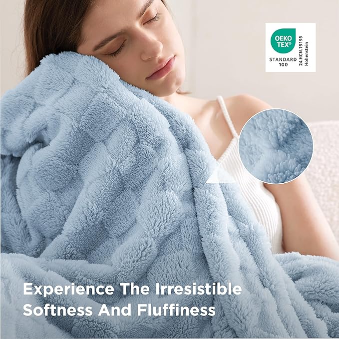 Bedsure GentleSoft Blankets Queen Size - Image 4