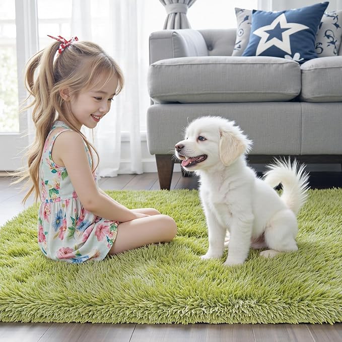 8x10 Area Rugs for Bedroom Living Room, Large Area Rug Shag Carpet Soft Plush - Image 7