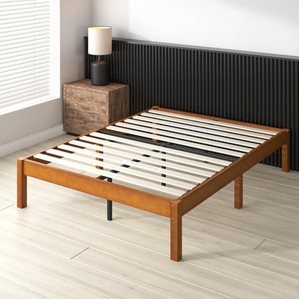 Zinus 14 Inch Ellie Bamboo Platform Bed Frame, No Box Spring Needed, King