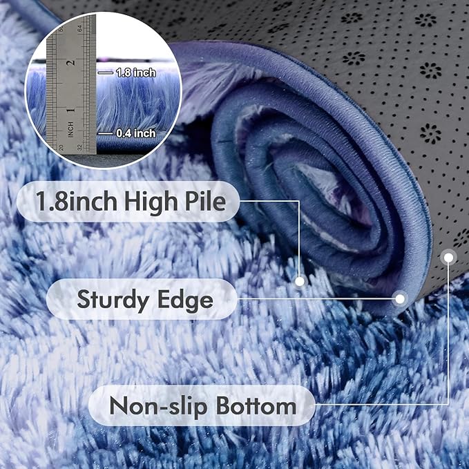 9x12 Ft Extra Large Shag Rugs for Living Room, Ultra Soft Fluffy Furry Area - Image 5