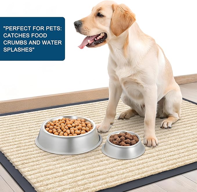 OLANLY Front Door Mat Indoor Outdoor Entrance, Waterproof Heavy Duty Doormat - Image 6