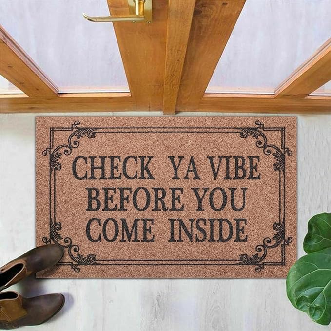 Front Door Door Mat Indoor Outdoor Entrance Doormat Rubber Welcome Door Mat - Image 4
