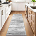 2x10 Washable Runner Rugs for Hallway: Easy-to-Clean Abstract Runners for by WIEVEDENS