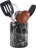 Radicaln Marble Utensil Holder 6.5" Inches Black Handmade Spatula Set by RADICALn