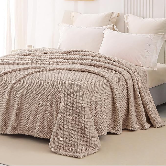Whale Flotilla Queen Size Fuzzy Fleece Blanket - Image 4