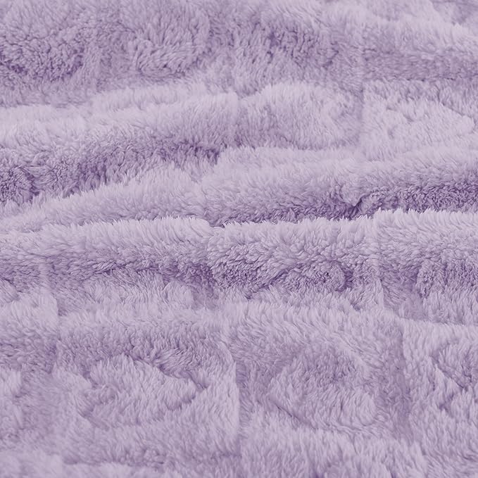 Yurhap Fleece Baby Blanket Heart Checkered Blanket, Ultra Soft Cozy Baby - Image 7