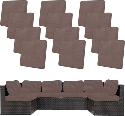 12Pcs Stretch Patio Cushion Covers, Outdoor Couch Covers Replacement, Outdoor by BIETYONE