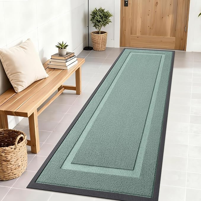 OLANLY Front Door Mat Indoor Outdoor Entrance, Waterproof All-Season, by OLANLY