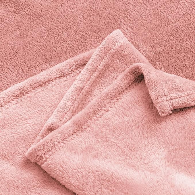 BEDELITE Fleece Blankets Queen Size Pink Throw Blankets - Image 7