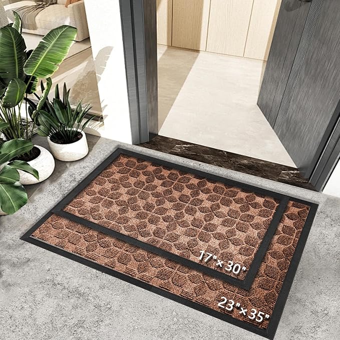 Bulijojo Sturdy Front Entrance Doormats, Durable Heavy Duty Welcome Mat - Image 7