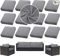 Outdoor Cushion Covers Set, Replacement by SUKAIKEQA