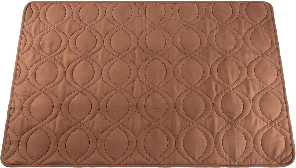 PETMAKER Waterproof Pet Mat - 36x28 Partial Couch Covers for Dogs, Cats, or Kids - Quilted Non-Slip Furniture Protector Pad (Brown)