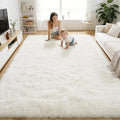 OLANLY Area Rugs for Living Room Bedroom, Machine Washable 4x5.9 ft Soft Fluffy by OLANLY