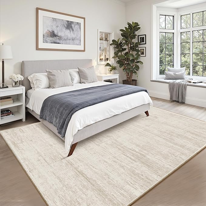8x10 Area Rugs for Living Room, Modern Abstract Non-Slip Backing Washable Rugs - Image 6