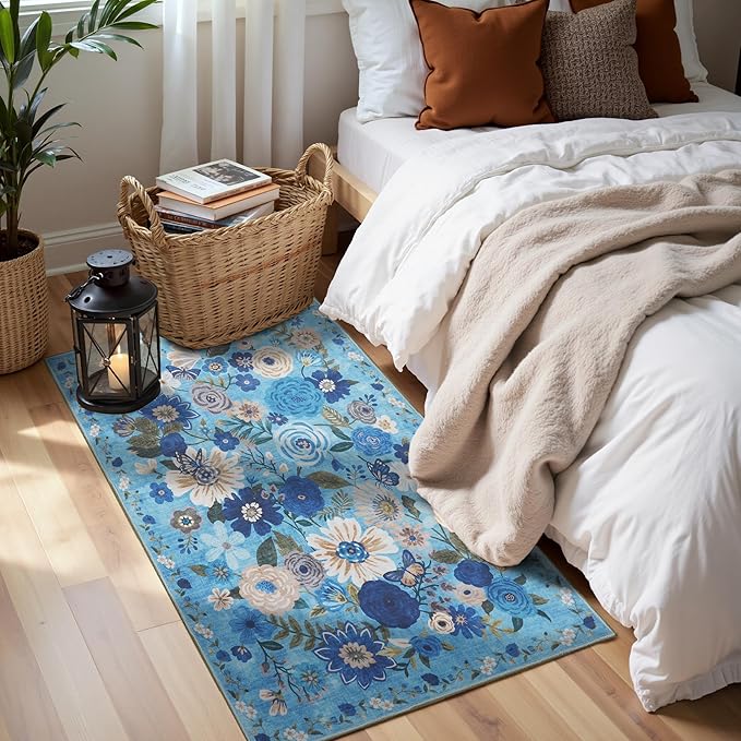 2x5 Entryway Runner Rugs, Non Slip Washable Rugs - Image 2