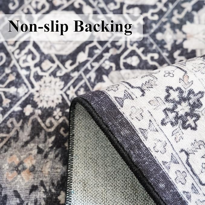 5x7 Living Room Area Rugs: Washable Non-Slip Stain Resistant Rug - Image 6