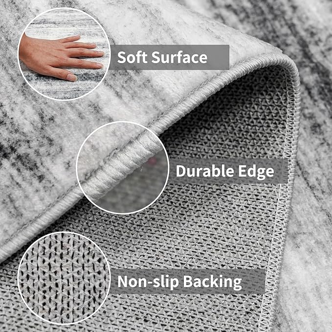 Washable Kitchen Runner Rug for Family: Easy-to-Clean Runners for Hallway - Image 5