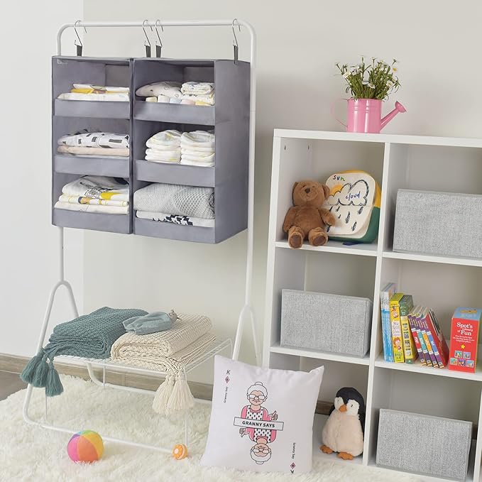 GRANNY SAYS 3-Shelf Closet Organizers and Storage, Foldable Hanging Closet - Image 2