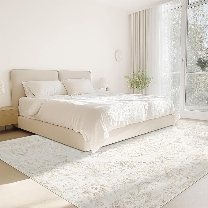 6x9 Area Rugs for Living Room: Washable Rug Vintage Large Rugs Soft Non Slip - Image 3