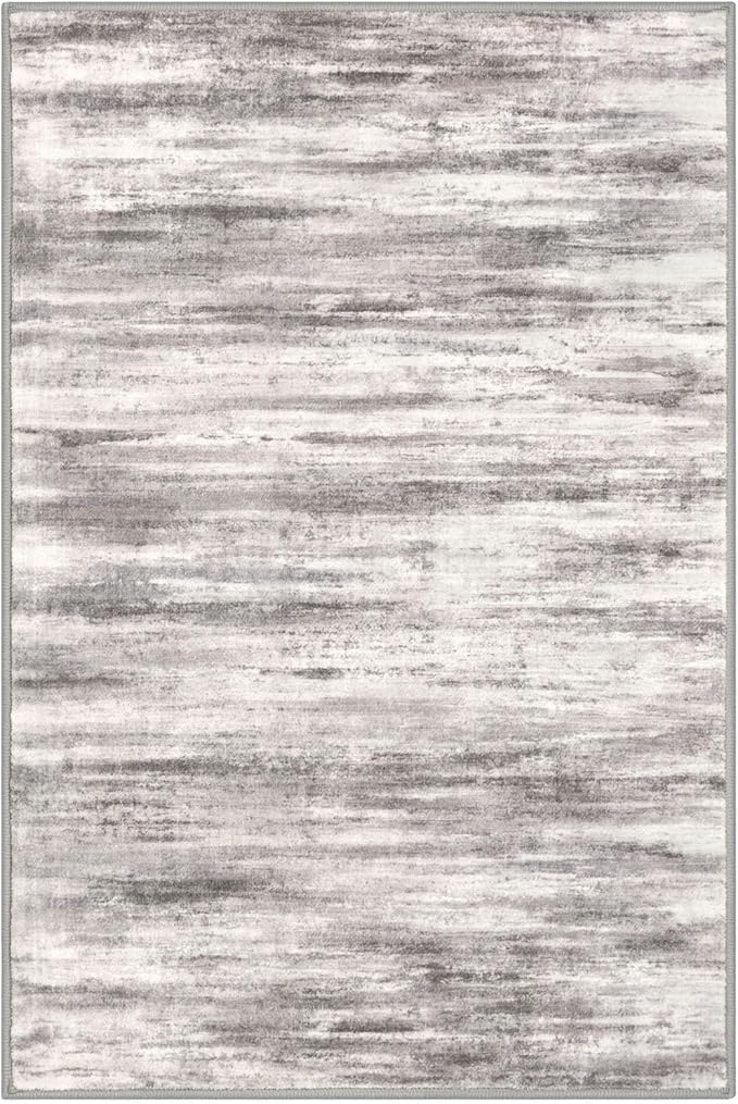 KOZYFLY 4x6 Area Rug Modern Abstract Washable Large Rugs - Image 8