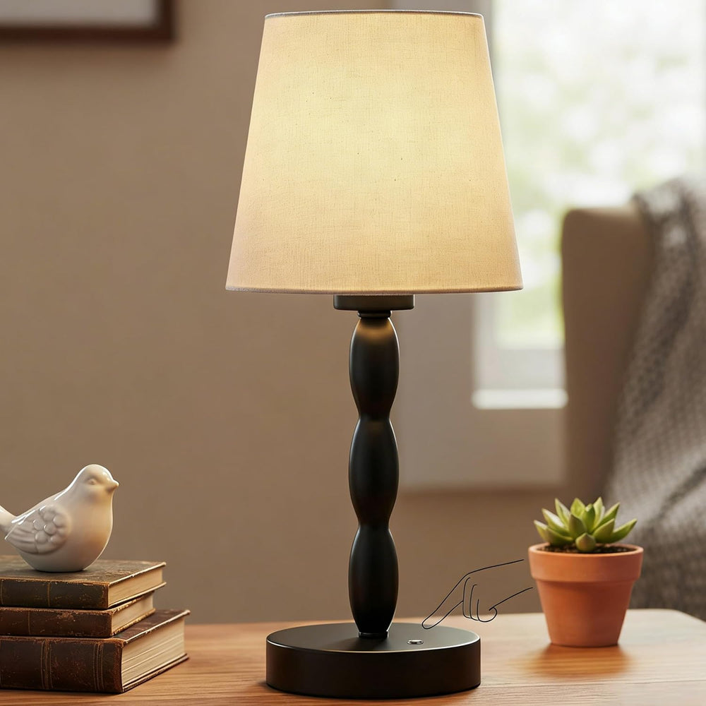 Rechargeable Cordless Table Lamp,Dimmable Battery Powered Touch Desk Lamp