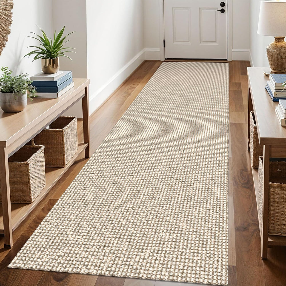 KOZYFLY Runners for Hallways 3x10 ft Washable Kitchen Runner Non Slip Rubber