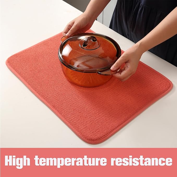2 Pack Microfiber Dish Drying Mat - Image 6
