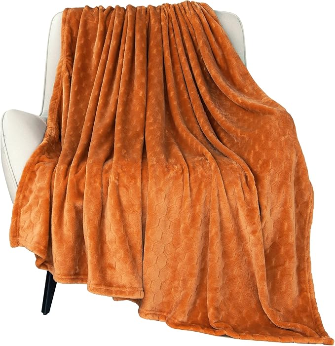 TOONOW Fleece Blanket Super Soft Cozy Throw Blanket 50" x 60", Lightweight by TOONOW