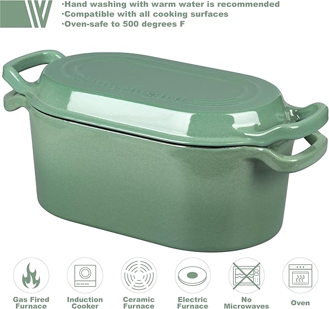 VORRINGARD Oval Dutch Oven Pot