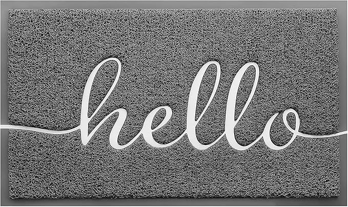 CozyBounty Door Mat Hello Mats Outdoor Indoor Non-Slip Doormat by CozyBounty