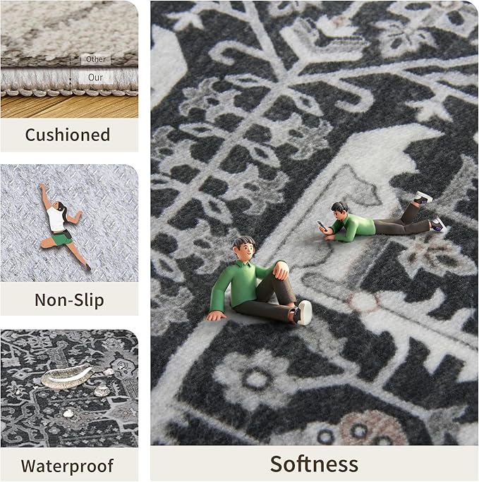 Hallway Washable Runner Rug 2x12 - Image 5