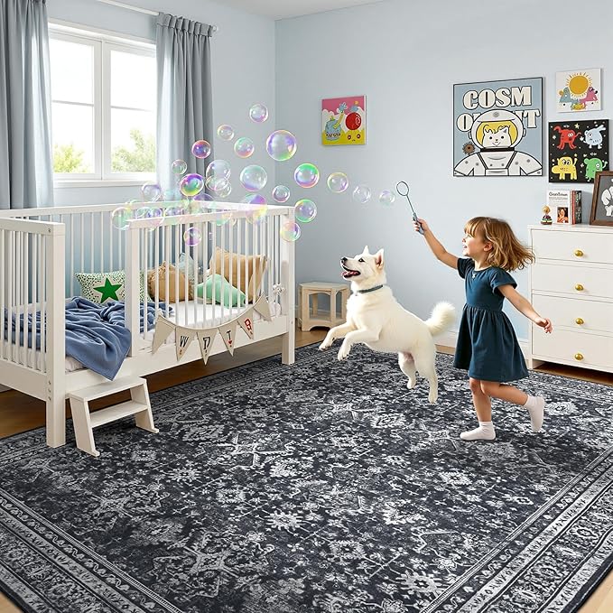 Lofus 5x7 Area Rug for Living Room, Soft Boho Carpets for Bedroom Dining Room - Image 5