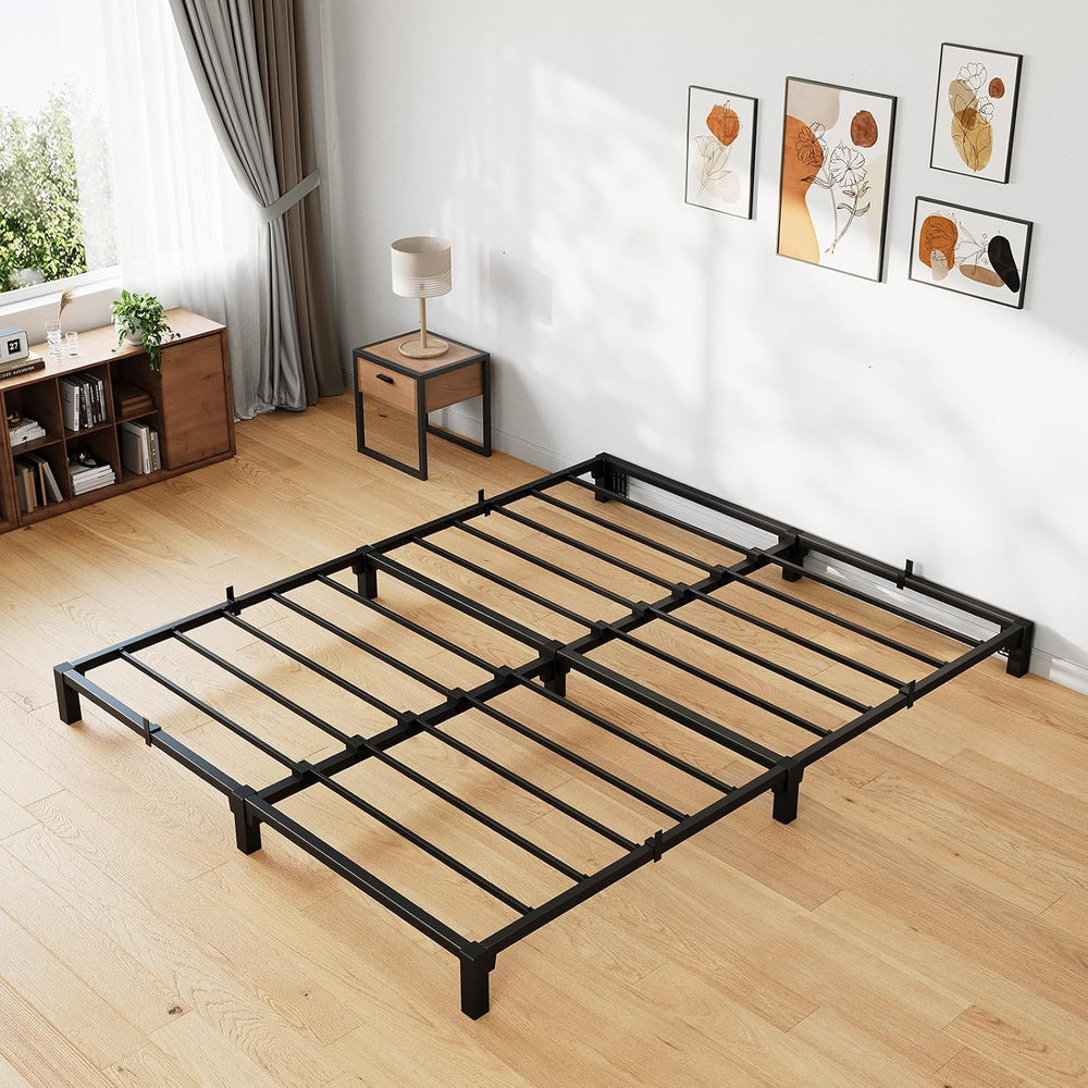 GarveeHome 6 Inch Full Bed Frame, Heavy Duty Metal Platform Bed Frame with Ir...